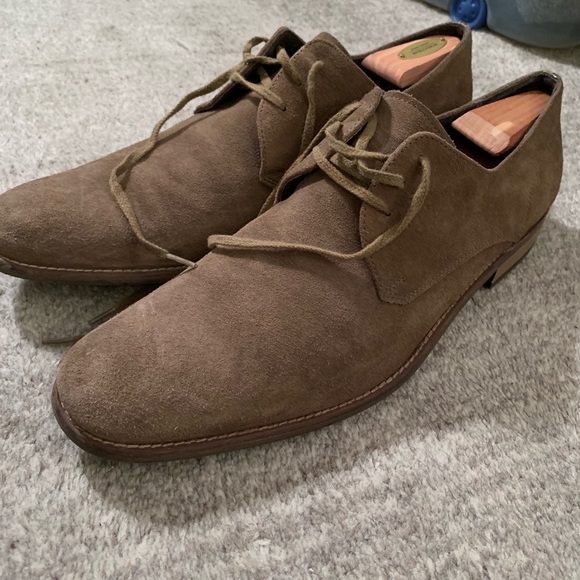 john varvatos suede shoes